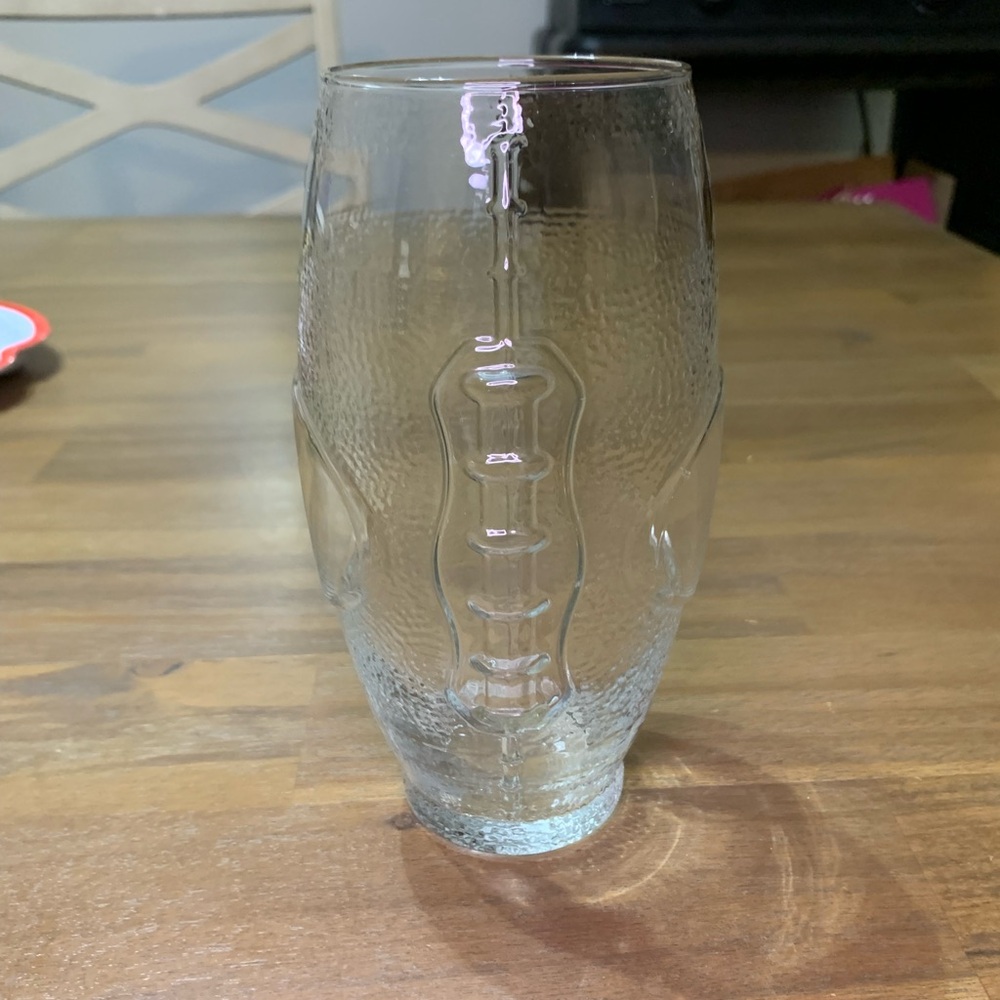Football Shaped Glass